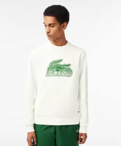 Sweatshirt Col Rond Homme En Molleton | Lacoste Clearance