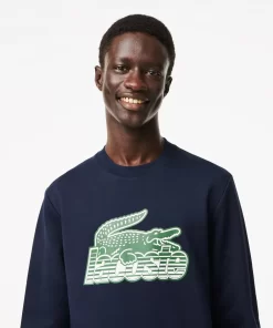 Sweatshirt Col Rond Homme En Molleton | Lacoste Clearance