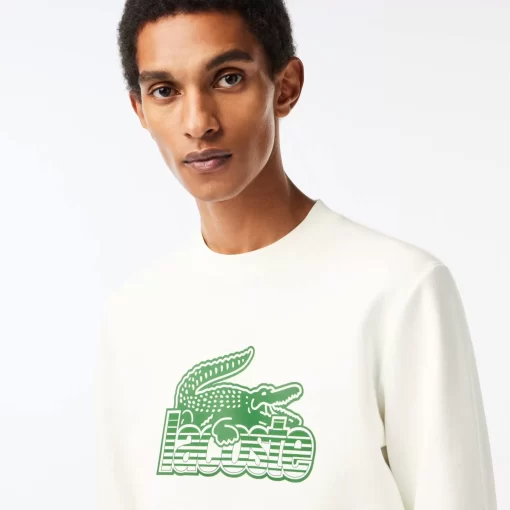 Sweatshirt Col Rond Homme En Molleton | Lacoste Clearance