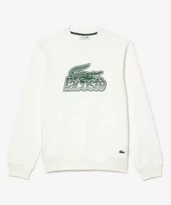 Sweatshirt Col Rond Homme En Molleton | Lacoste Clearance