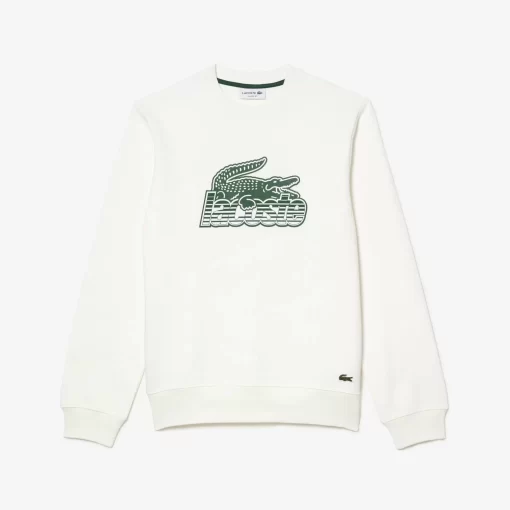 Sweatshirt Col Rond Homme En Molleton | Lacoste Clearance