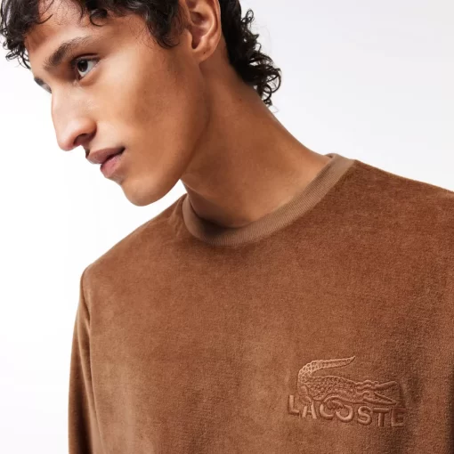 Sweatshirt D'intérieurEn Velours De Coton | Lacoste Cheap