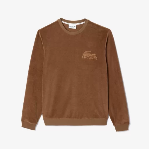 Sweatshirt D'intérieurEn Velours De Coton | Lacoste Cheap