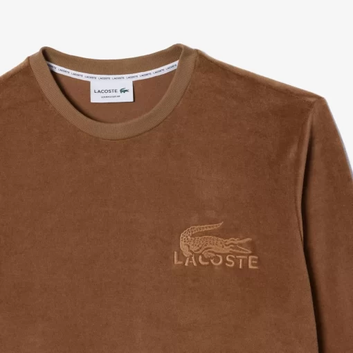 Sweatshirt D'intérieurEn Velours De Coton | Lacoste Cheap