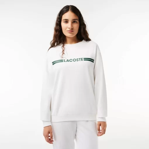 Sweatshirt D'intérieurSigle En Coton | Lacoste Fashion