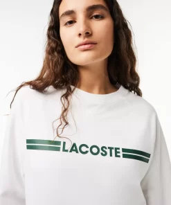 Sweatshirt D'intérieurSigle En Coton | Lacoste Fashion