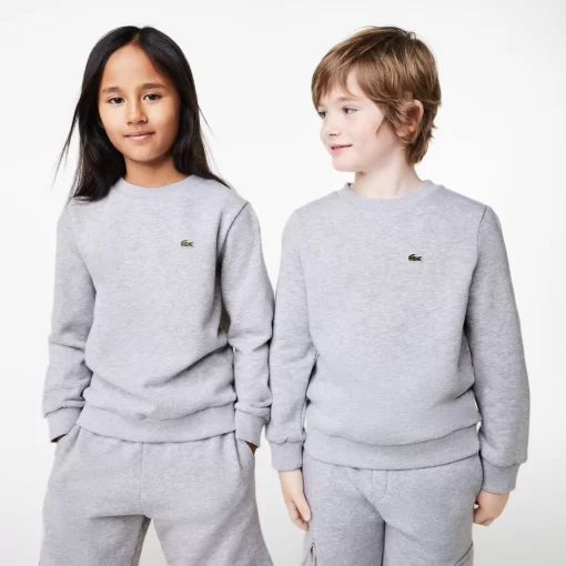 Sweatshirt Enfant En Molleton De Coton Biologique | Lacoste Shop