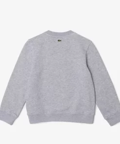 Sweatshirt Enfant En Molleton De Coton Biologique | Lacoste Discount