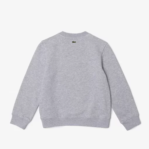 Sweatshirt Enfant En Molleton De Coton Biologique | Lacoste Discount