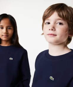 Sweatshirt Enfant En Molleton De Coton Biologique | Lacoste Best Sale