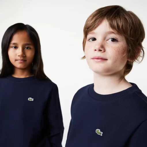 Sweatshirt Enfant En Molleton De Coton Biologique | Lacoste Best Sale