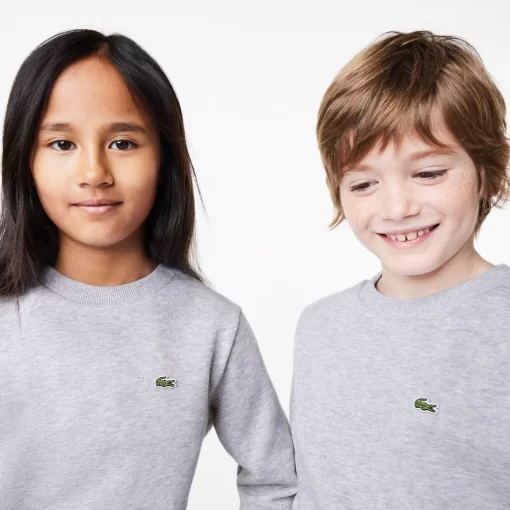 Sweatshirt Enfant En Molleton De Coton Biologique | Lacoste Shop