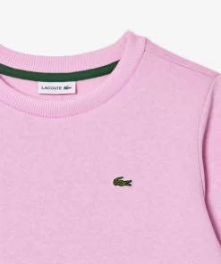 Sweatshirt Enfant En Molleton De Coton Biologique | Lacoste Hot