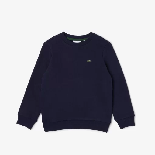 Sweatshirt Enfant En Molleton De Coton Biologique | Lacoste Best Sale