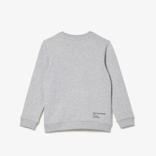 Sweatshirt Garçon A Col Rond Finitions Bord-Cotes | Lacoste Shop