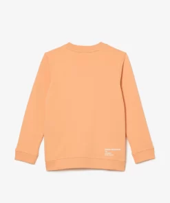 Sweatshirt Garçon A Col Rond Finitions Bord-Cotes | Lacoste Hot