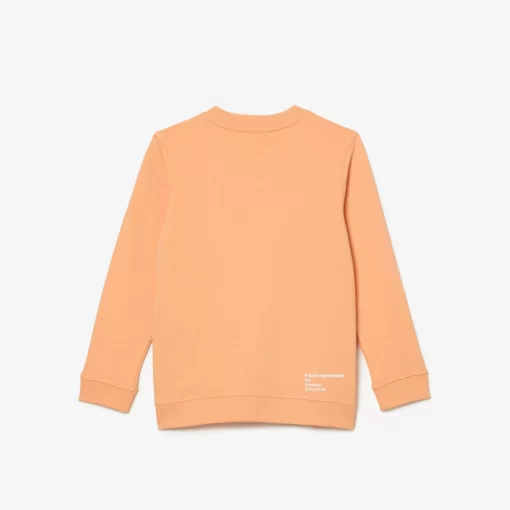 Sweatshirt Garçon A Col Rond Finitions Bord-Cotes | Lacoste Hot