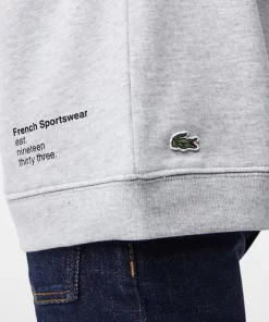 Sweatshirt Garçon A Col Rond Finitions Bord-Cotes | Lacoste Shop