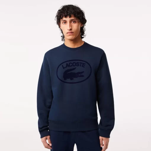 Sweatshirt Homme Relaxed Fit En Coton Biologique | Lacoste Best Sale