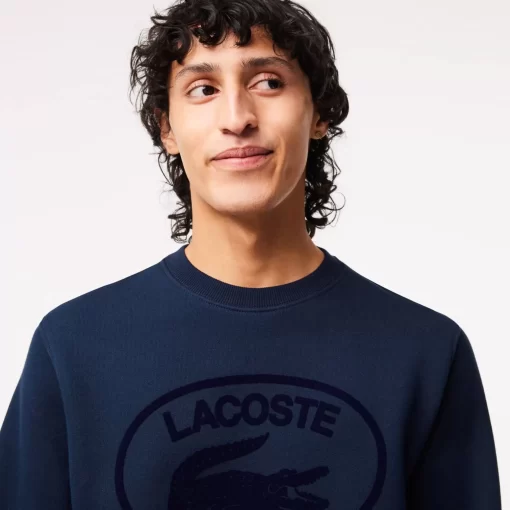 Sweatshirt Homme Relaxed Fit En Coton Biologique | Lacoste Best Sale