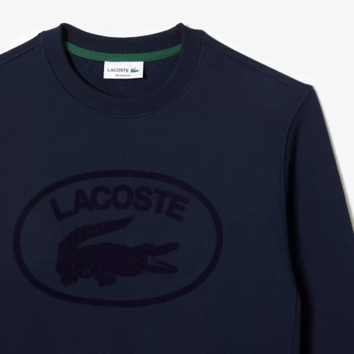 Sweatshirt Homme Relaxed Fit En Coton Biologique | Lacoste Best Sale