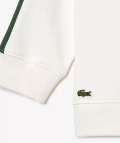 Sweatshirt Imprime Col Zippe En Coton | Lacoste New