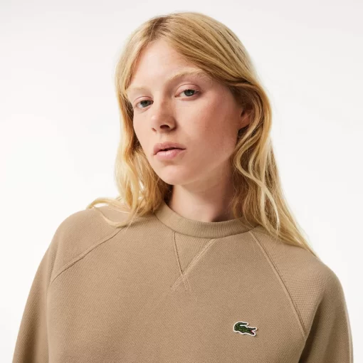 Sweatshirt Jogger A Col Rond Double Face Pique | Lacoste New