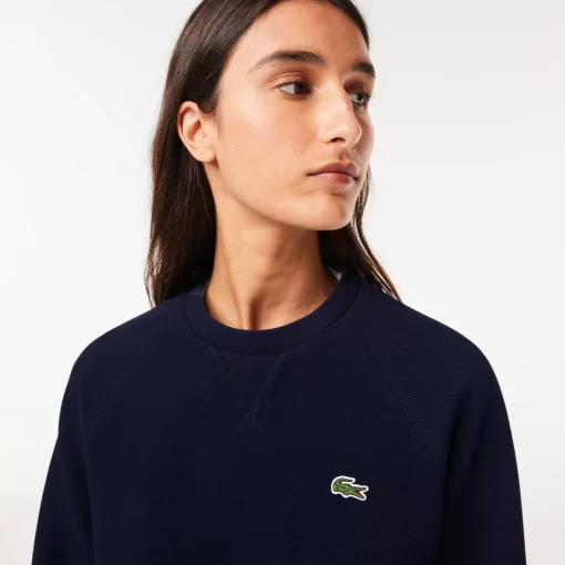 Sweatshirt Jogger A Col Rond Double Face Pique | Lacoste Online