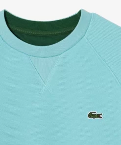 Sweatshirt Jogger A Col Rond Double Face Pique | Lacoste Online