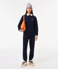 Sweatshirt Jogger A Col Rond Double Face Pique | Lacoste Online