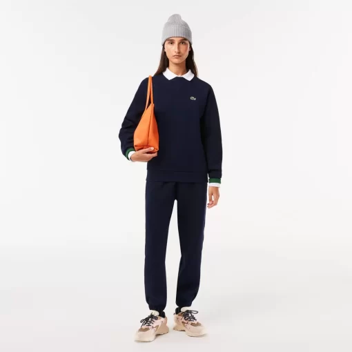 Sweatshirt Jogger A Col Rond Double Face Pique | Lacoste Online