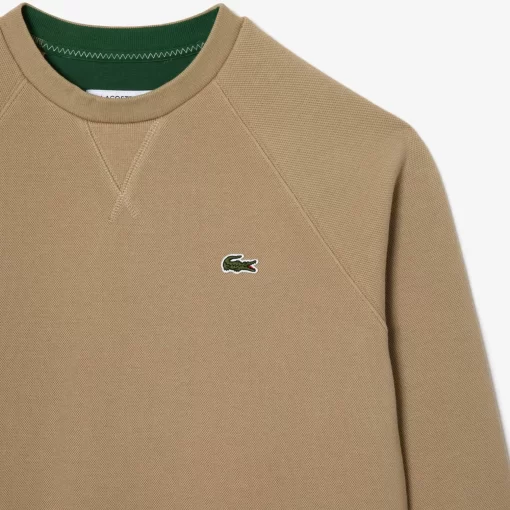 Sweatshirt Jogger A Col Rond Double Face Pique | Lacoste New