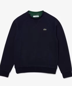 Sweatshirt Jogger A Col Rond Double Face Pique | Lacoste Online