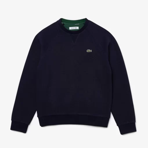 Sweatshirt Jogger A Col Rond Double Face Pique | Lacoste Online