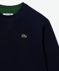 Sweatshirt Jogger A Col Rond Double Face Pique | Lacoste Online