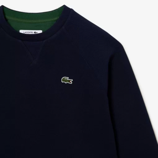 Sweatshirt Jogger A Col Rond Double Face Pique | Lacoste Online