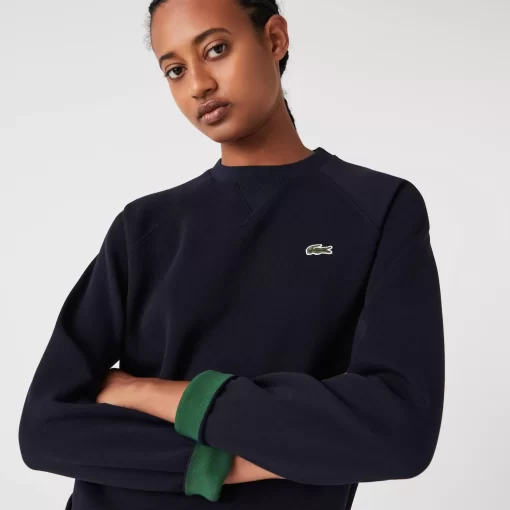 Sweatshirt Jogger A Col Rond Double Face Pique | Lacoste Online