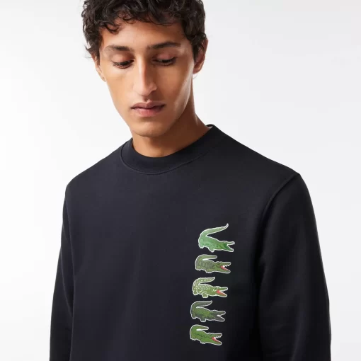 Sweatshirt Jogger Classic Fit Avec Imprime Crocodiles | Lacoste Shop