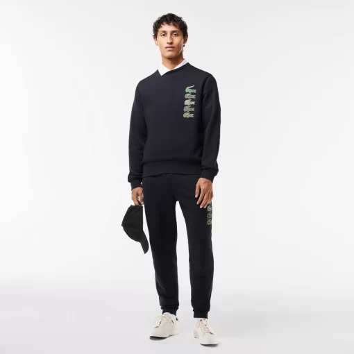 Sweatshirt Jogger Classic Fit Avec Imprime Crocodiles | Lacoste Shop