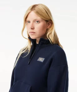 Sweatshirt Jogger Col Montant Zippe En Molleton | Lacoste Fashion