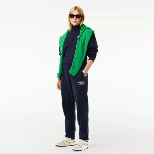 Sweatshirt Jogger Col Montant Zippe En Molleton | Lacoste Fashion