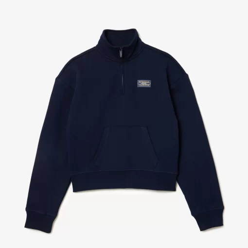 Sweatshirt Jogger Col Montant Zippe En Molleton | Lacoste Fashion