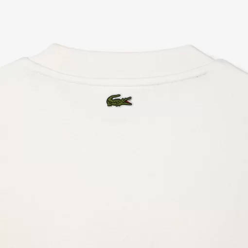 Sweatshirt Jogger Loose Fit En Coton Avec Badges | Lacoste Shop