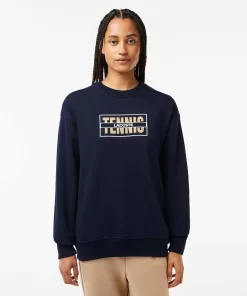 Sweatshirt Jogger Oversize Imprime Tennis En Molleton | Lacoste Best