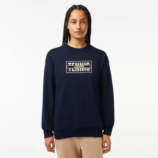 Sweatshirt Jogger Oversize Imprime Tennis En Molleton | Lacoste Best