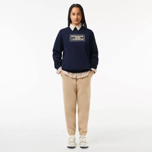 Sweatshirt Jogger Oversize Imprime Tennis En Molleton | Lacoste Best