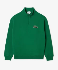 Sweatshirt Jogger Unisexe Col Montant Zippe En Coton Biologique | Lacoste Cheap