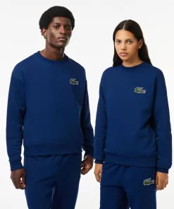 Sweatshirt Jogger Unisexe Loose Fit Avec Badge Crocodile | Lacoste Cheap