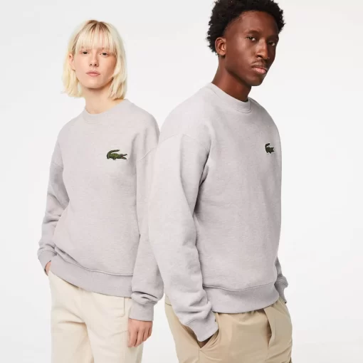 Sweatshirt Jogger Unisexe Loose Fit Avec Badge Crocodile | Lacoste Sale