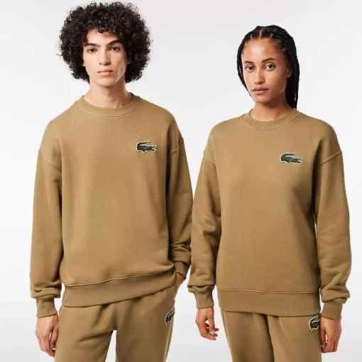 Sweatshirt Jogger Unisexe Loose Fit Avec Badge Crocodile | Lacoste Online